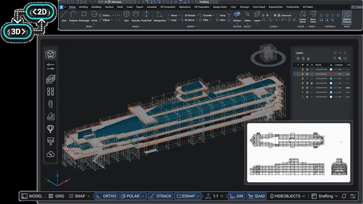 BricsCAD Produktivität